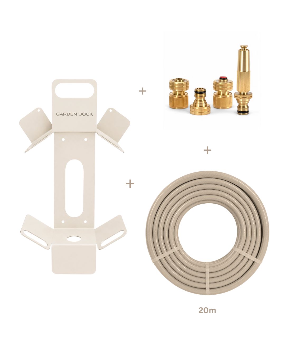 Garden Dock | Designer Garden Hose Holder made of Stainless Steel