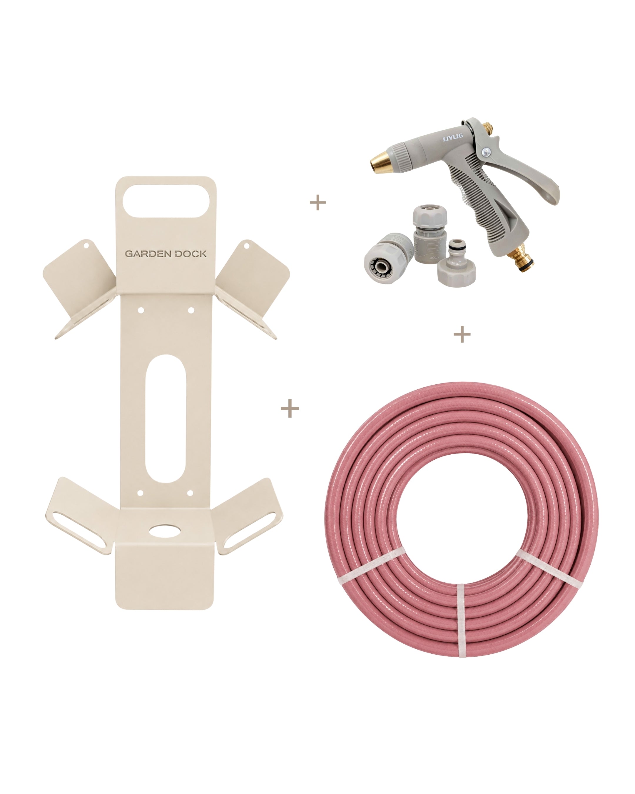 Garden Dock Bundle Berry I Gartenschlauchhalter