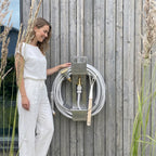Garden Dock | Design Gartenschlauchhalter aus Edelstahl