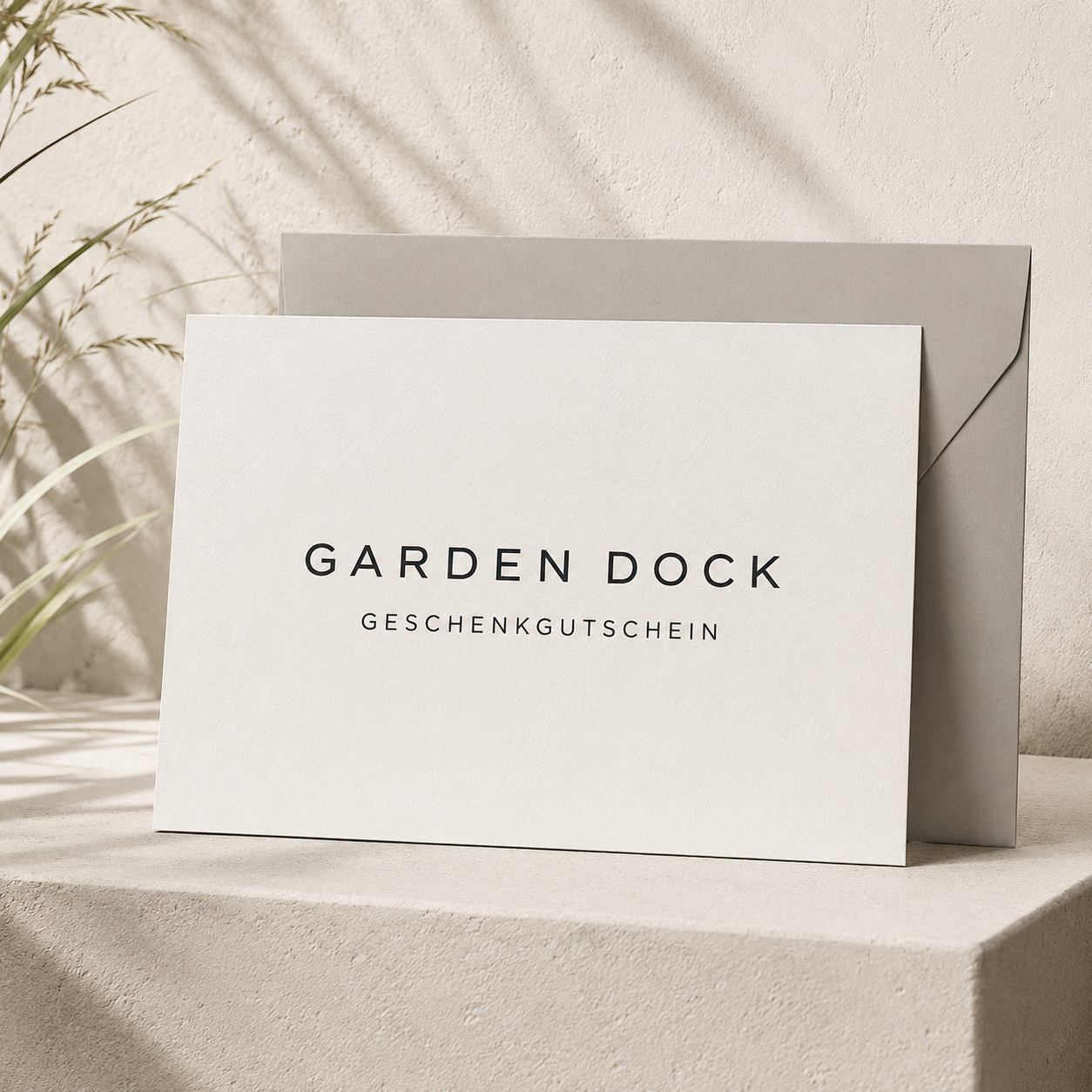 Garden Dock Geschenkgutschein | Freude verschenken